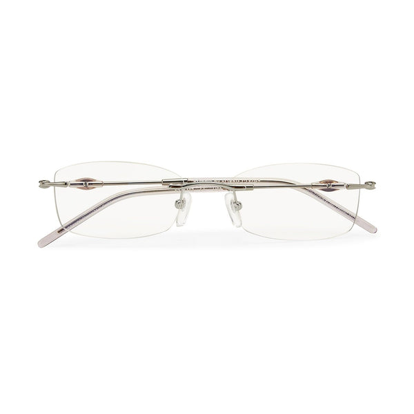 Lisp Optical / Silver Transparent Pink & Blue - Light Lens - Shade Files